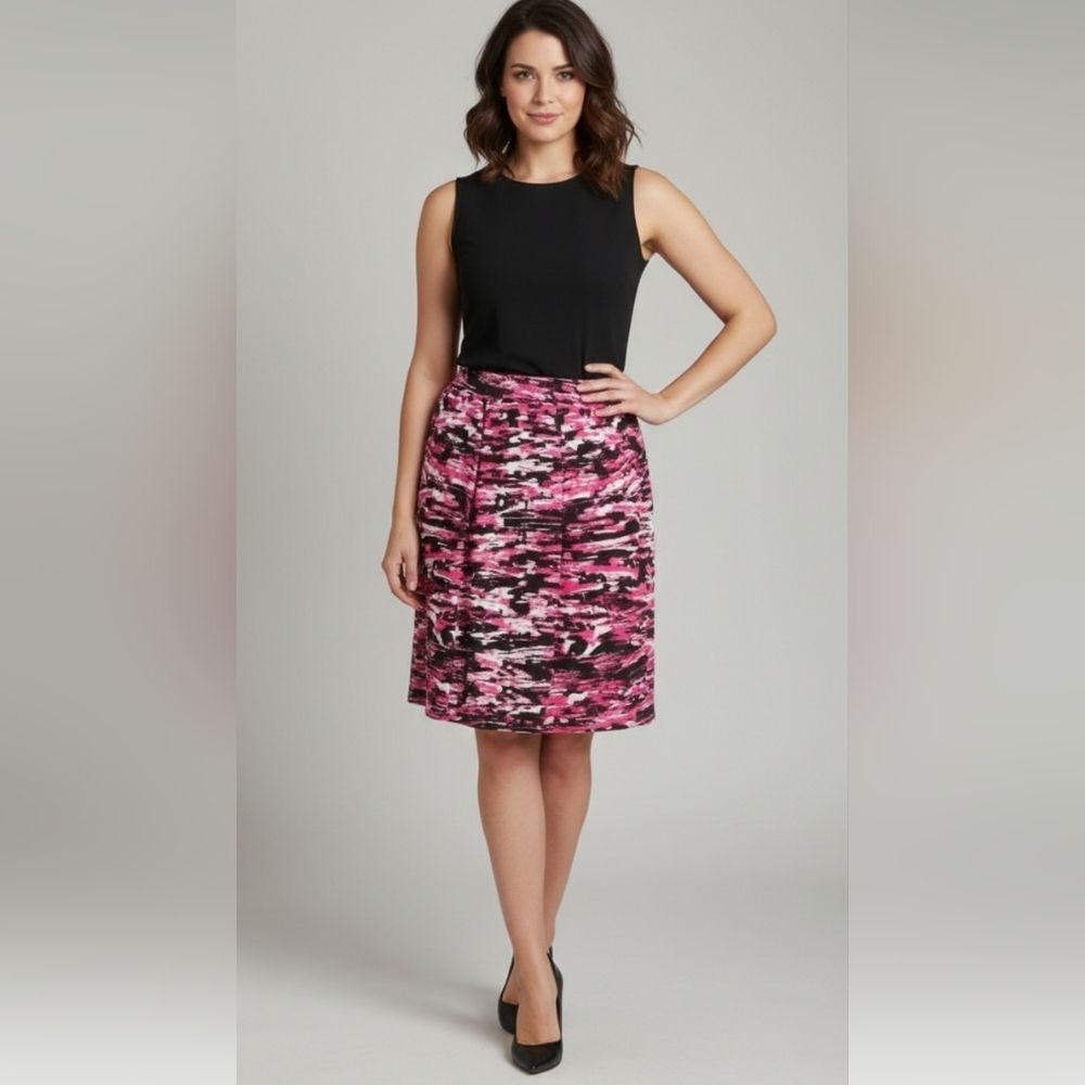 {Cédric Charlier} Ikram Paint Print Cotton Skirt